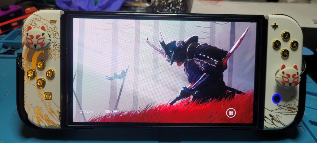 Japanese themed OLED Nintendo&nbsp;Switch.